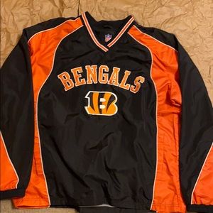 Bengals windbreaker long sleeve